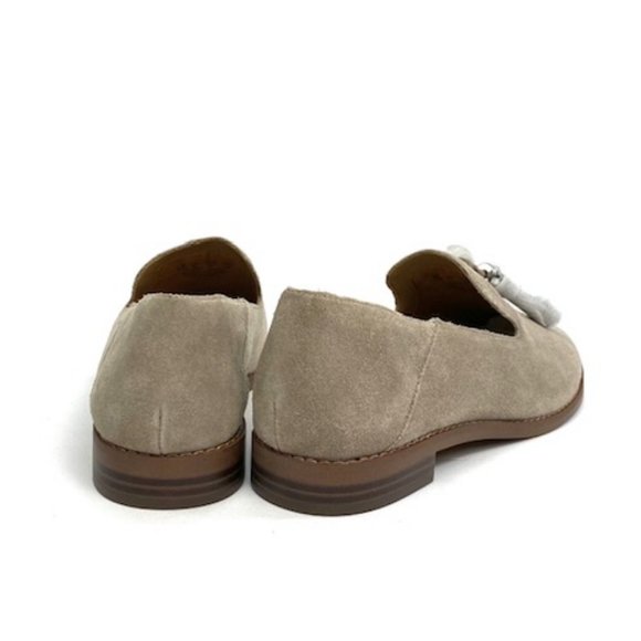 New Franco Sarto Hadden Cocco Suede Leather Tassel Loafer Size 11 - Picture 6 of 10